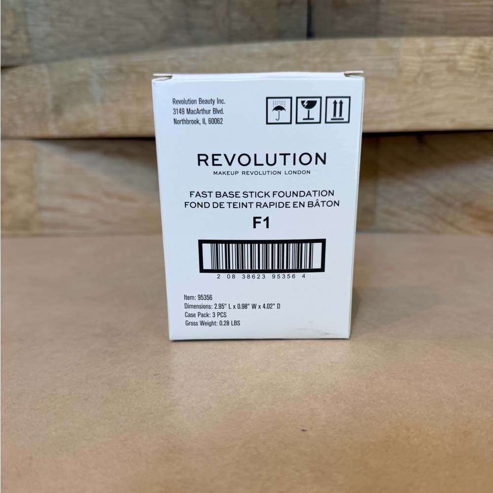 Makeup Revolution Fast Base Stick Foundation in shade F1. Comes in a set of 3. - Picture 2 of 4